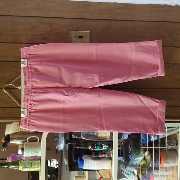 NWOT Venus Size Large Drawstring Waist Pink Capri Pants - Picture 2 of 6